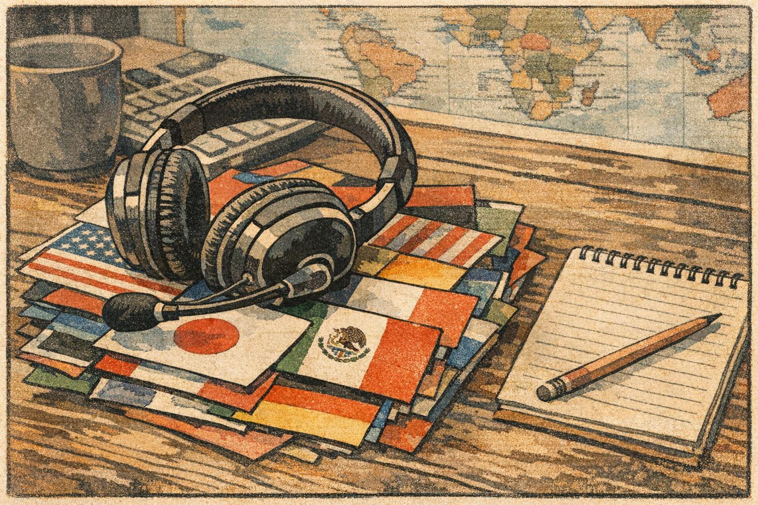 Customer support hiring team reviewing multilingual candidate results